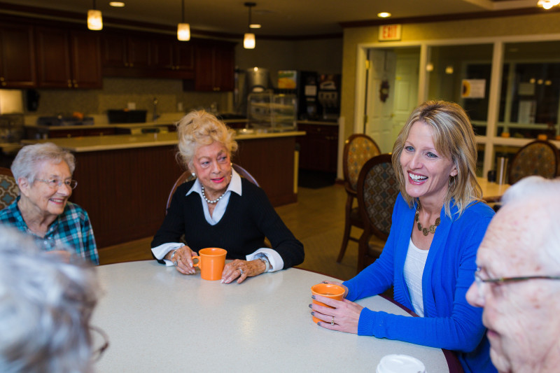 From left to right: Marian Nuernberger, Phyllis Acklie, Lisa Henning, Ken Brockman 