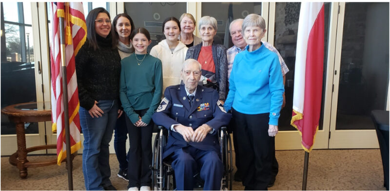 Happy 100th Birthday to Wesley Court Resident and Former WWII Prisoner of War